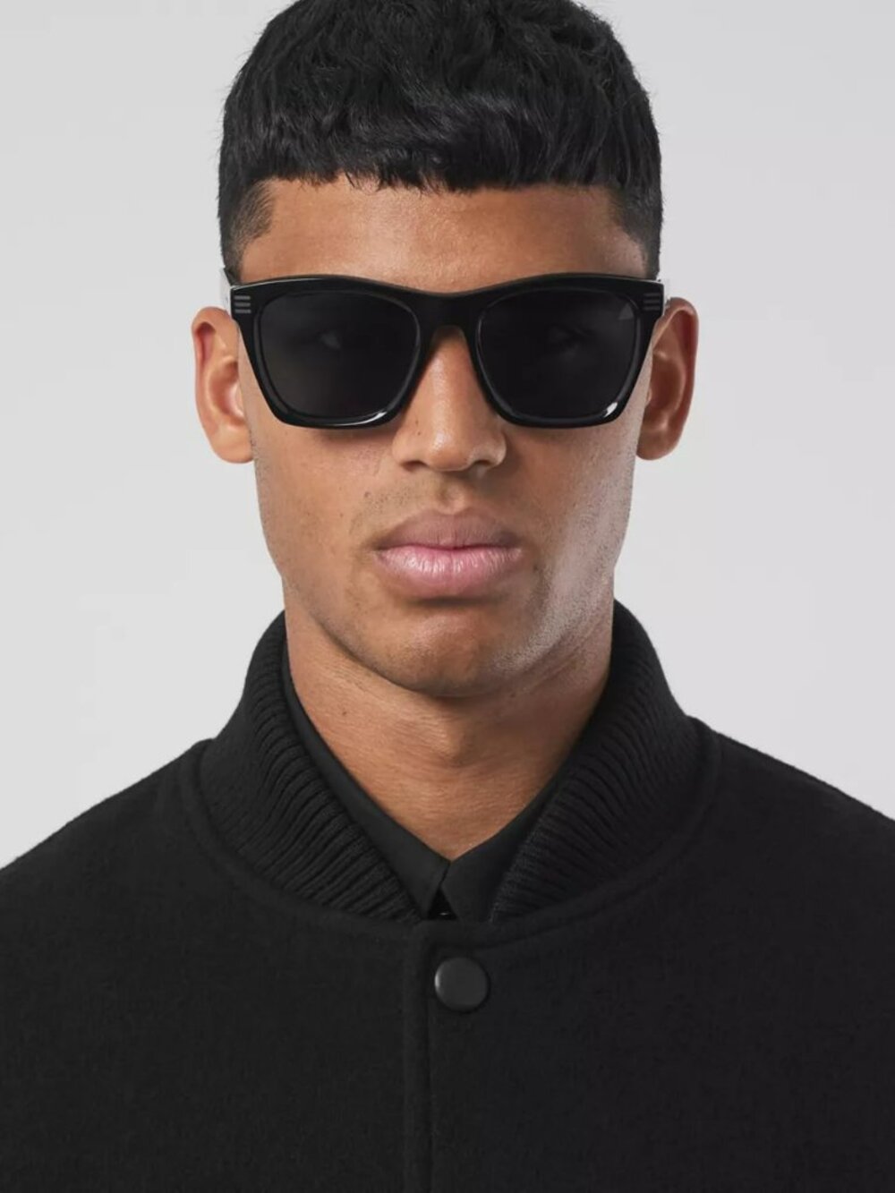BURBERRY BE4348 300187 BLACK SQUARE SUNGLASSES